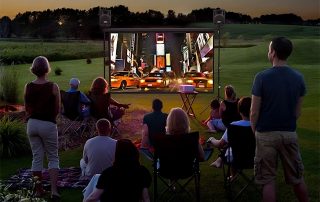 projector outdoor