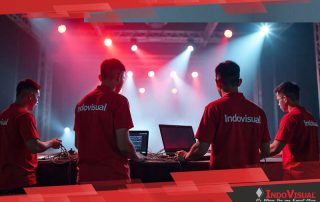 Proses Instalasi dari Indovisual yang Menawarkan Harga 1 Set Lighting Panggung Lengkap dengan Biaya Terjangkau Lengkap dengan Instalasi