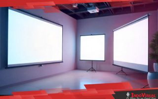 Layar Proyektor 120 Inch dalam Berbagai Jenis yang Terdiri dari Fixed Hingga Portable Scree Projector