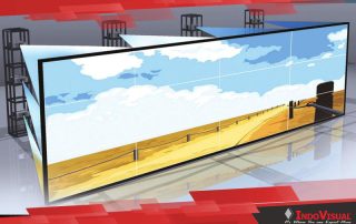 Harga Layar Proyektor Tembak Belakang Akan Lebih Besar Tergantung pada Ukuran yang Dibutuhkan