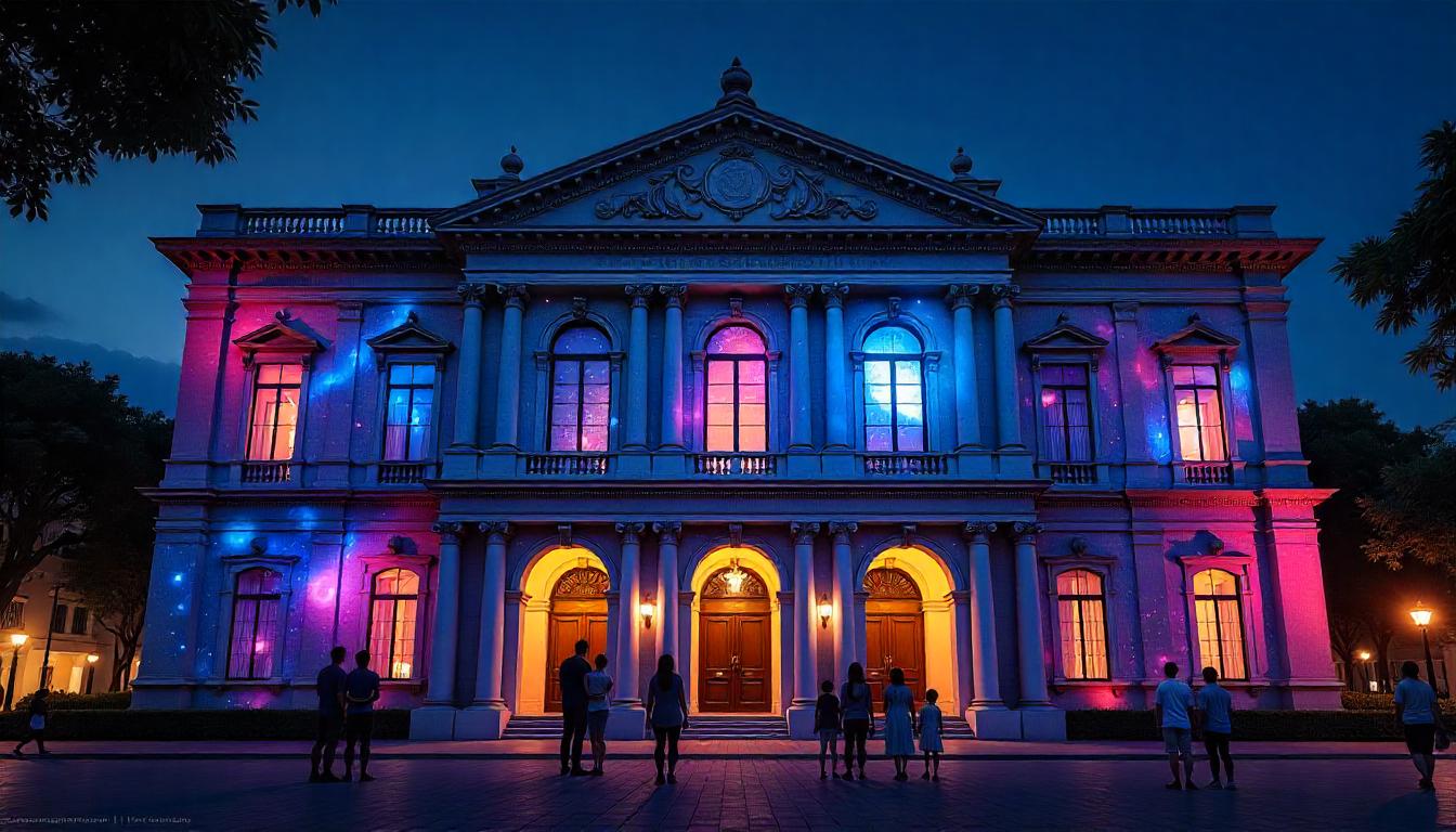 Penerapan Video Mapping pada Sebuah Bangunan akan Membuatnya Nampak Megah dan Memberikan Kesan Mewah serta Berkesan