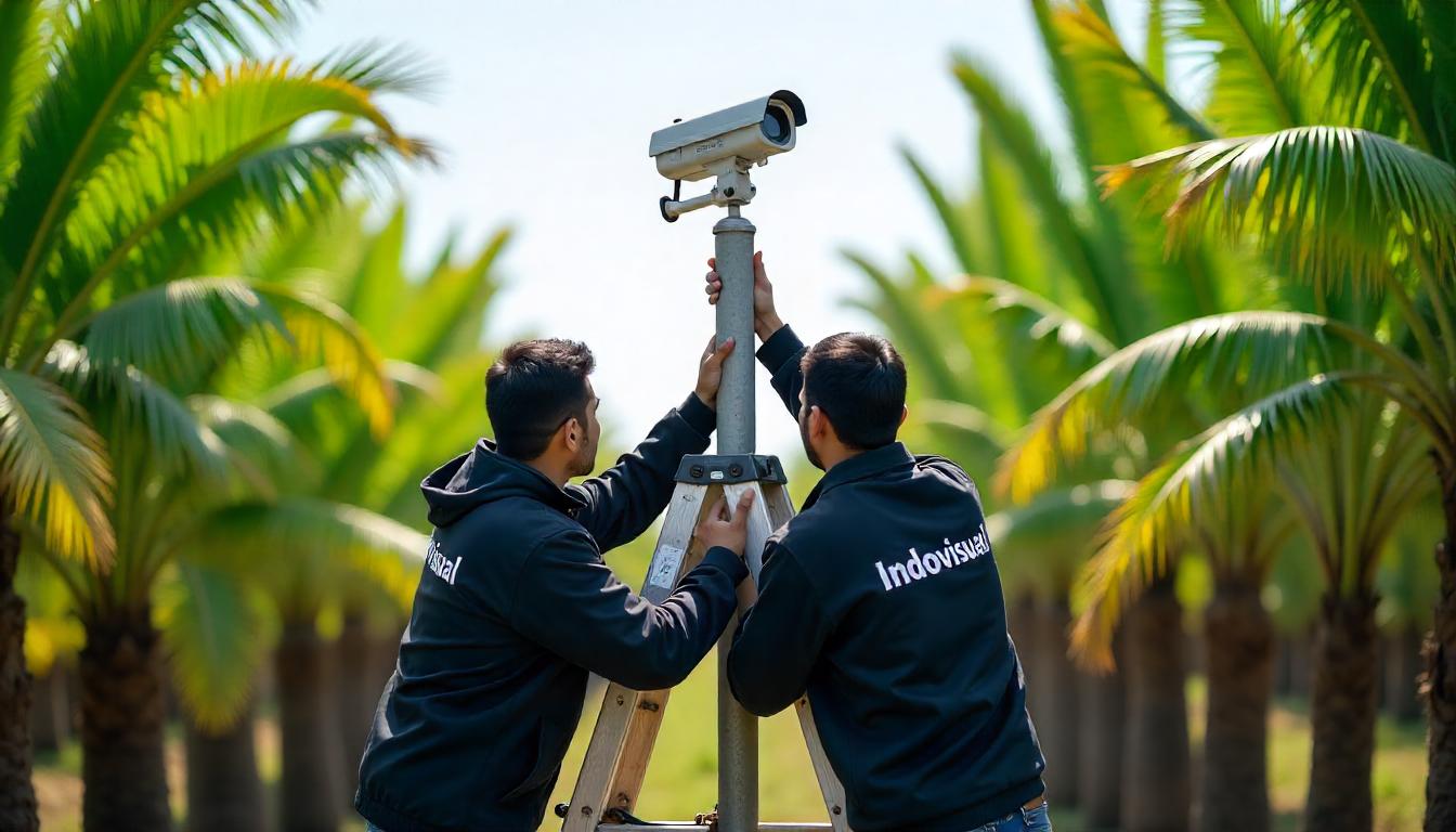 Team Indovisual Hadir sebagai Solusi Lengkap Kamera Pengawas Kebun Sawit dari Pengadaan hingga Instalasi