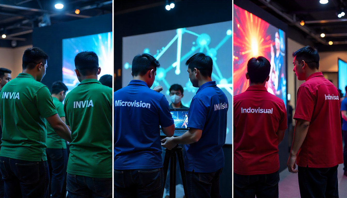 Team Profesional dari Invia serta Microvision dan Indovisual Menjadi Solusi Kebutuhan Instalasi Video Mapping yang Profesional dan Berpengalaman