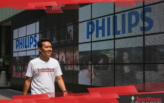Video Wall Philips yang Pernah Diinstalasi oleh Team Indovisual di Sebuah Area Pertokoan