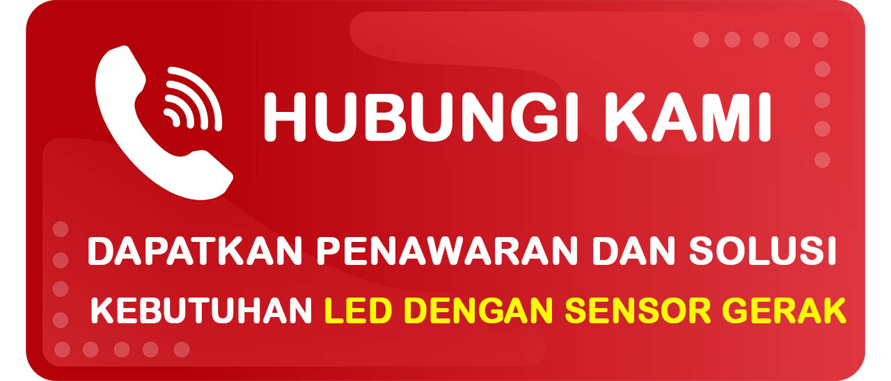 Tombol Hubungi Team Indovisual untuk Kebutuhan Lampu Sorot LED dengan Sensor Gerak
