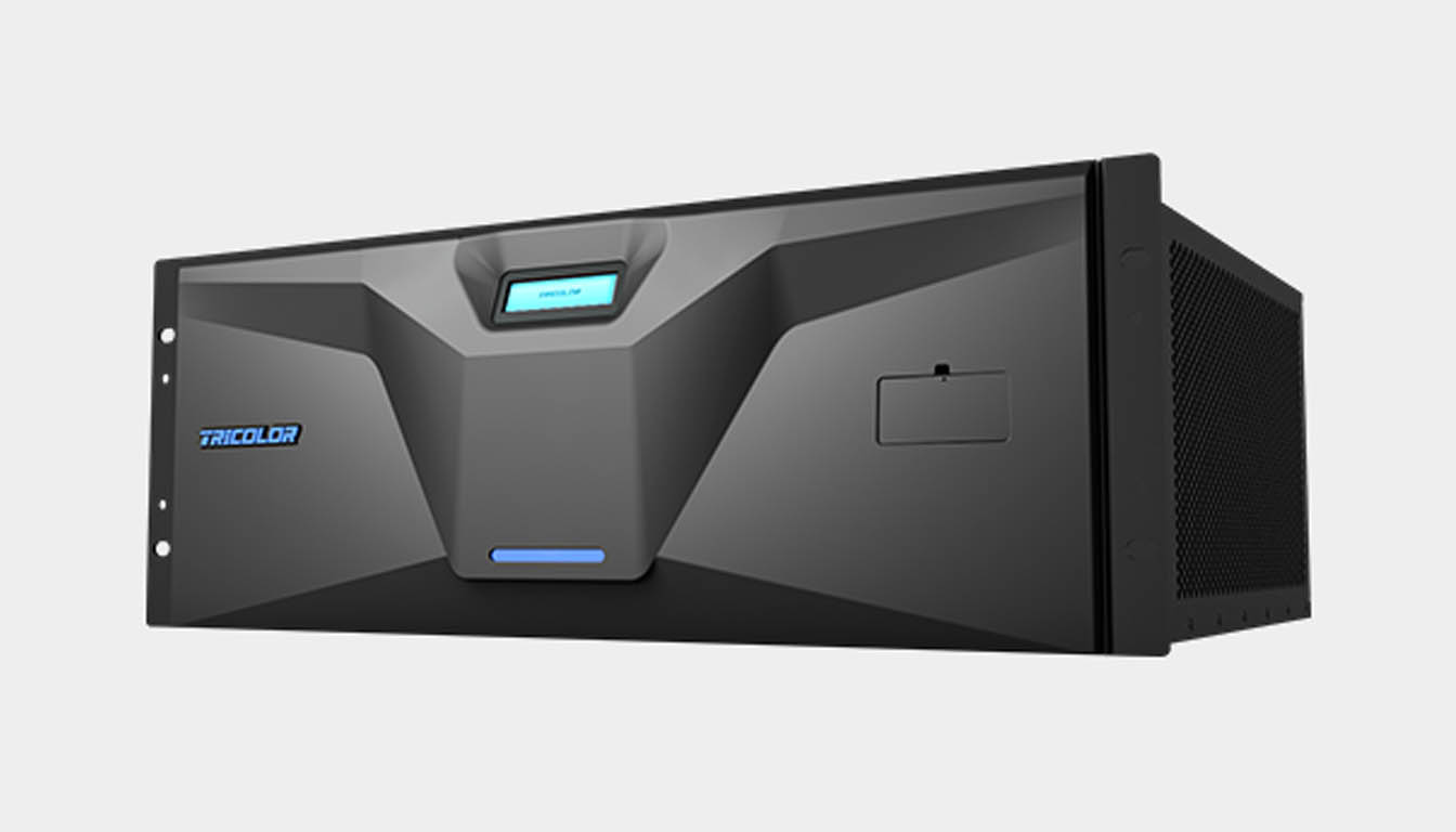 Video Wall Controller untuk Tampilan 4K dari Tricolor Apollo Pro-V4