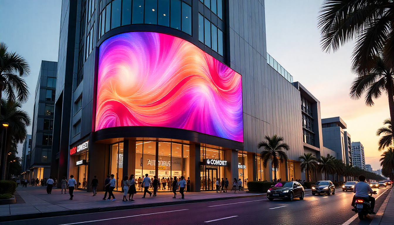 Penggunaan LED Videotron untuk Saran Media Visual Digital Signage Mall yang Ditempatkan secara Outdoor