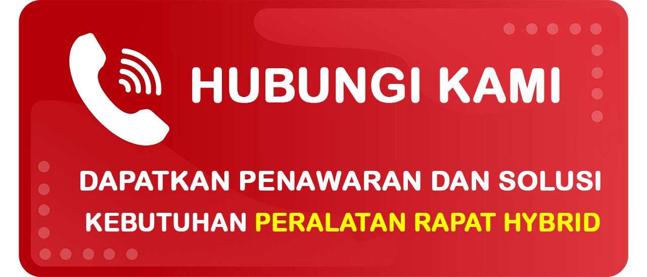 Button Hubungi Team Indovisual Terkait Kebutuhan Peralatan Rapat Hybrid Berkualitas
