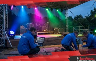 Solusi Lampu Sorot RGB 30 Watt untuk Outdoor dari Indovisual dari Pengadaan Hingga Instalasi Profesional dan Layanan After Sales Responsif