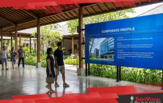 Penggunaan Video Wall Outdoor Sederhana untuk Kebutuhan Pengenalan Perusahaan