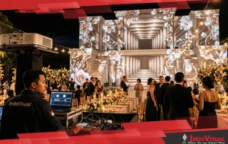 3D Projection Mapping Wedding oleh Team Indovisual Menghadirkan Suasana Pernikahan yang Lebih Mewah dan Memberikan Nuansa Romantis