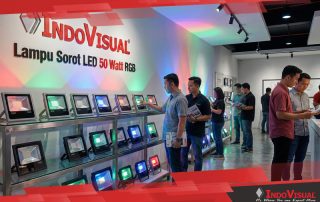 Deretan Lampu Sorot 50 Watt RGB yang Dijual oleh Indovisual dengan Harga Terbaik