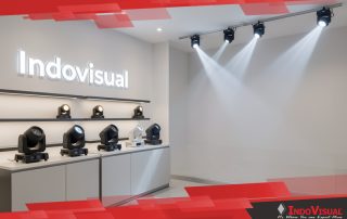 Lampu Sorot Panggung Laser di Showroom Indovisual dengan Berbagai Pilihan Ukuran Watt dan Berbagai Varian Warna