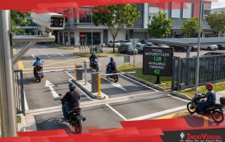 Penerapan Kamera Penghitung Motor di Sebuah Gedung untuk Menghitung Arus Keluar Masuk Motor ke Area Parkir
