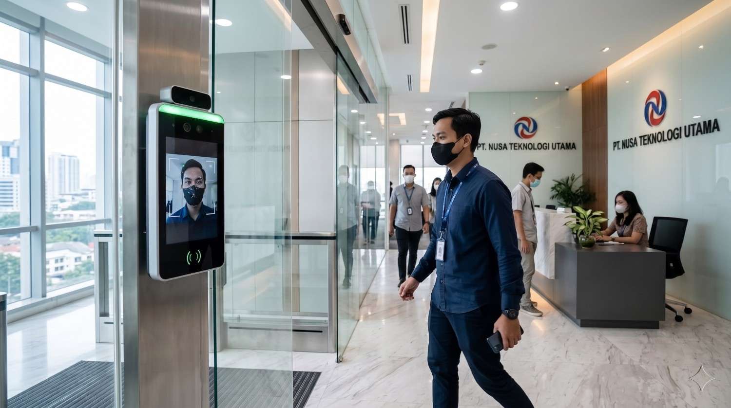 Jasa Pasang Access Door Berupa Sistem Access Door Pemindai Wajah (Face Recognition) yang Terintegrasi Sistem IoT