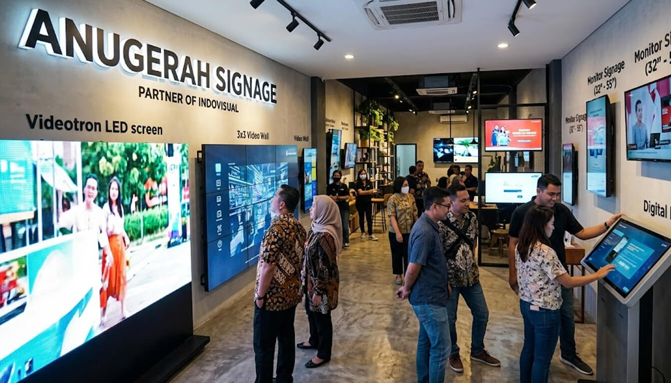 Partner Indovisual yang Menjadi Distributor Digital Signage dengan Produk Lengkap dan Berkualitas