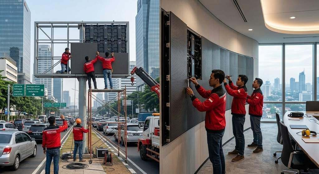 Pastikan Memilih Vendor Terpercaya Seperti Indovisual agar Dapat Mengestimasikan Harga Videotron Besar Secara ALL IN Termasuk Biaya Instalasi dan Maintenance