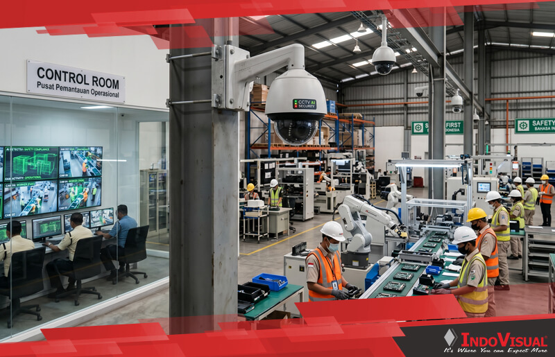 Penerapan Industrial Monitoring Camera untuk Kebutuhan Pengawasan di Area Pabrik