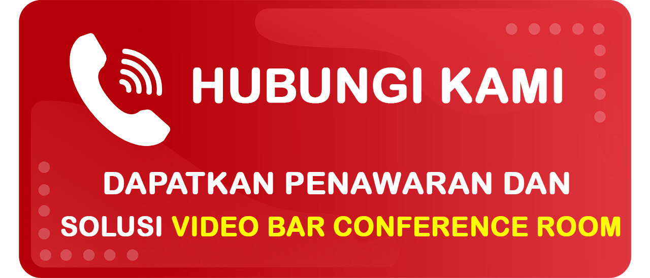 Tombol Hubungi Indovisual Team untuk Mendapatkan Detail Rekomendasi Video Bar Conference Room dengan Spesifikasi yang Sesuai Kebutuhan