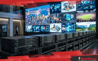 UHD Video Wall Controller di Sebuah Toko yang Menjual Produk Audio Visual Berteknologi Tinggi