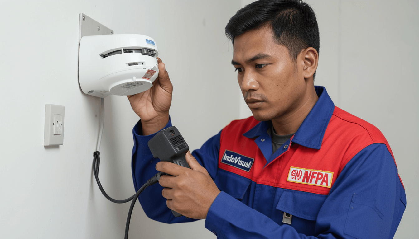 Pengerjaan Jasa Instalasi Smoke Detector