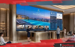 Penggunaan Video Wall Hotel dari Indovisual di Sebuah Hotel Bintang 5 di Daerah Jakarta